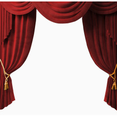 红色帷幕拉开