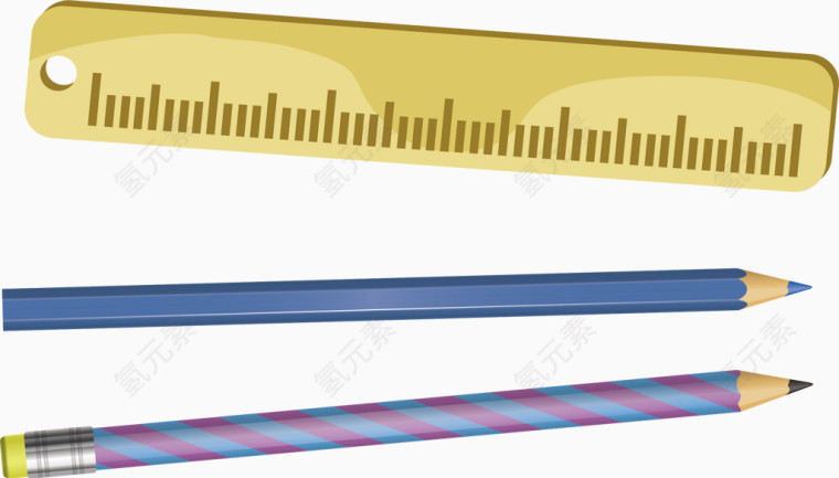 尺子png矢量素材
