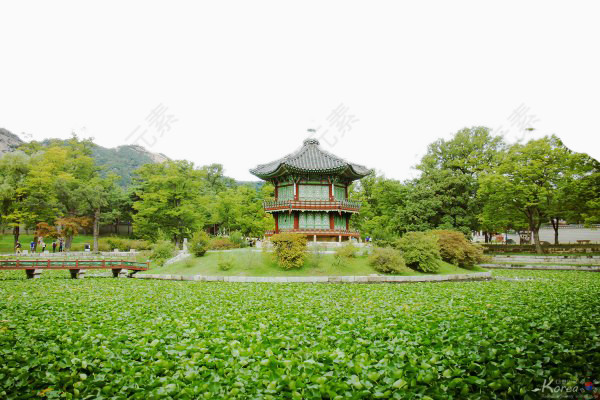 首尔景福宫香远亭
