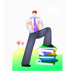 读书破万卷素材