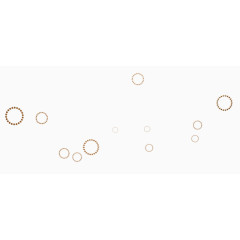 点点圈圈漂浮素材免抠