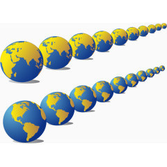 矢量手绘创意地球