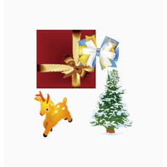 圣诞礼物png免抠素材