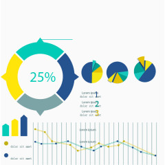 分析统计商务图表