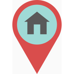 房产定位矢量素材