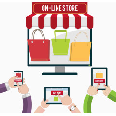 电脑手机购物时尚