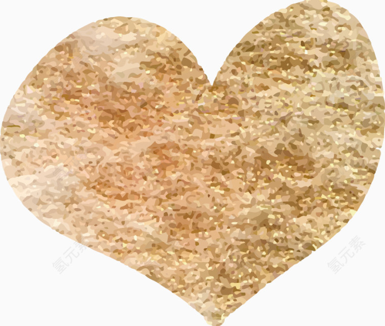 金色爱心