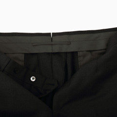 秋冬羊毛单排双扣修身套西