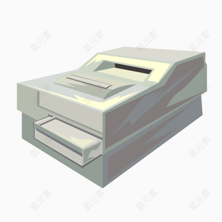 手绘发票打印机图样