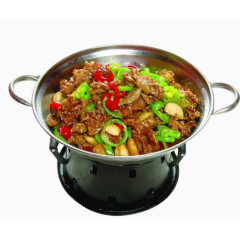 干锅鸡杂