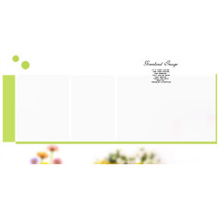 矢量优雅女孩儿童影楼模版