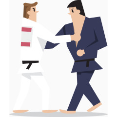 特工运动跑步锻炼矢量PNG图