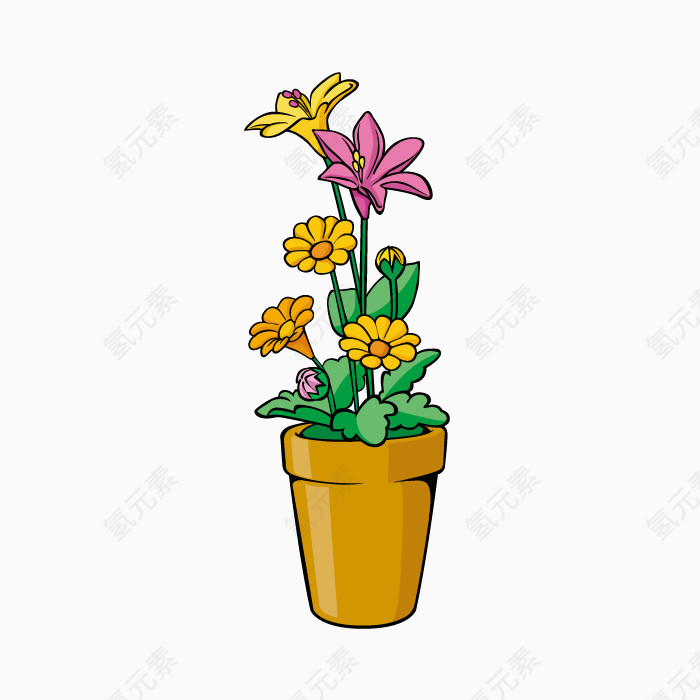 矢量小菊花