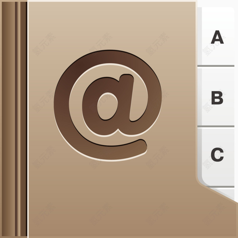 工作簿图标矢量图