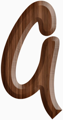 创意大写英文立体字