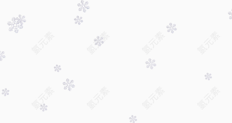 雪花冰晶素材
