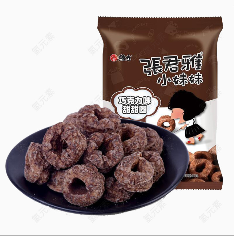 张君雅巧克力甜甜圈