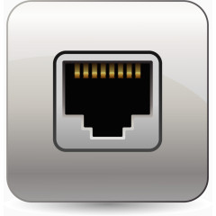 矢量手绘网线接口