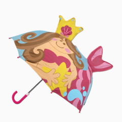 卡通雨伞实物图
