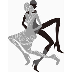 时尚潮流女性插画矢量素材