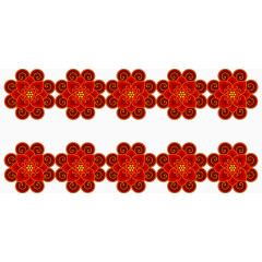 端午中国风花型花纹图案1