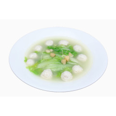 上汤鱼丸娃娃菜