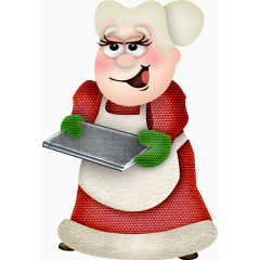 漂亮可爱卡通女人