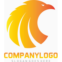 矢量手绘金鹰图标