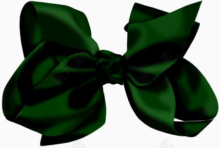 墨绿蝴蝶结