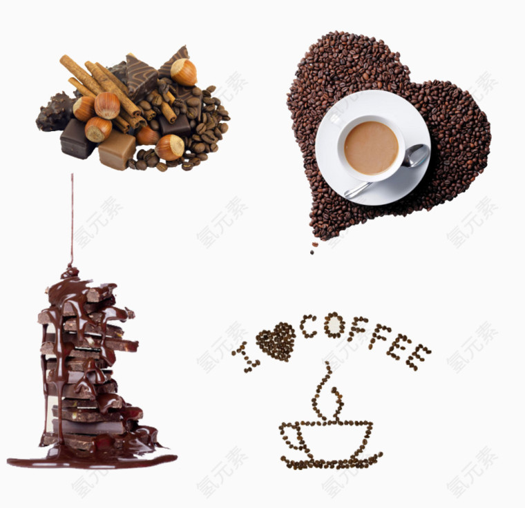 巧克力豆与巧克力