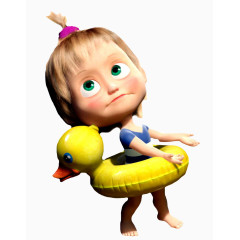 带着红帽的小女孩