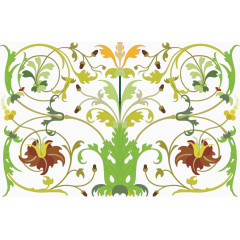 创意色彩风格花边纹理