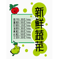矢量蔬菜食物宣传海报