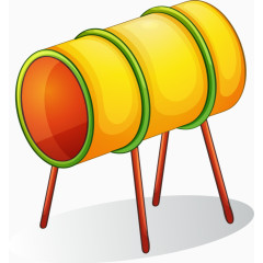 卡通儿童游乐设施玩具矢量素材