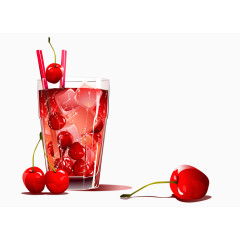 樱桃冷饮果汁