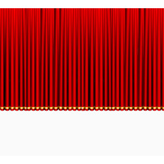 红色的银幕背景