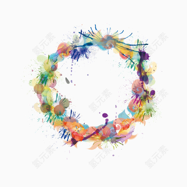 花环  矢量图 背景装饰图案