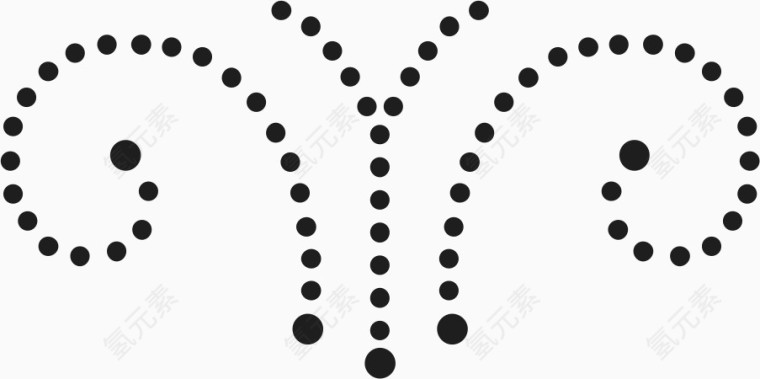 点线面构图底纹角花素材