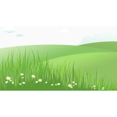 矢量手绘草地