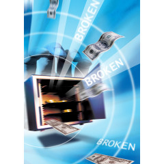 钱币商业股市崩盘