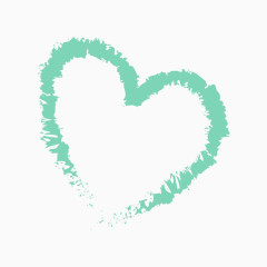 缤纷彩绘爱心矢量素材