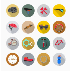 矢量自行车运动相关元素