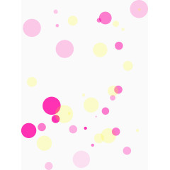 粉红色淡黄色圆圈