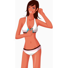 性感女孩矢量图