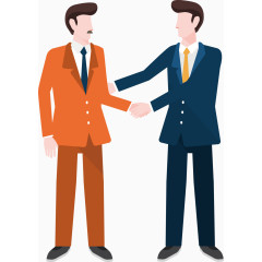 合作的商务人士