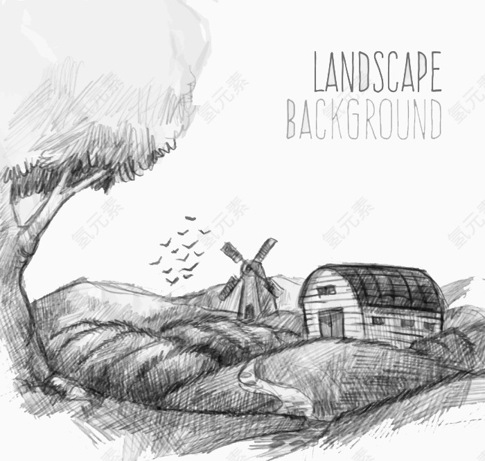 手绘山庄