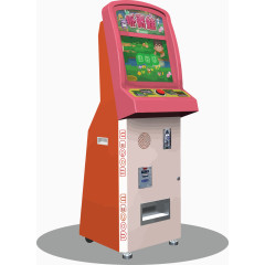 粉色游戏机矢量
