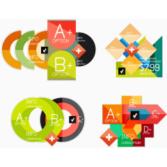 字母渐变创意矢量