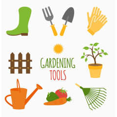 色彩化健康农作图