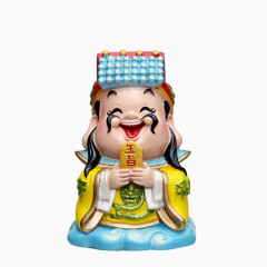 q版玉皇大帝摆件摆设
